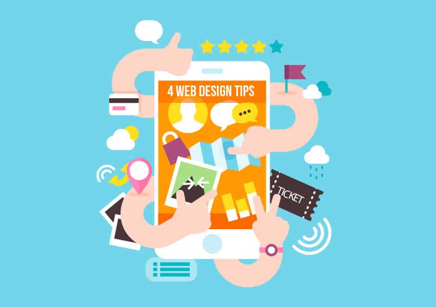 4 Web Design Tips to Improve Your Conversion Rate