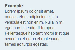 Lorem Ipsum placeholder text used in a left-aligned layout for web content.