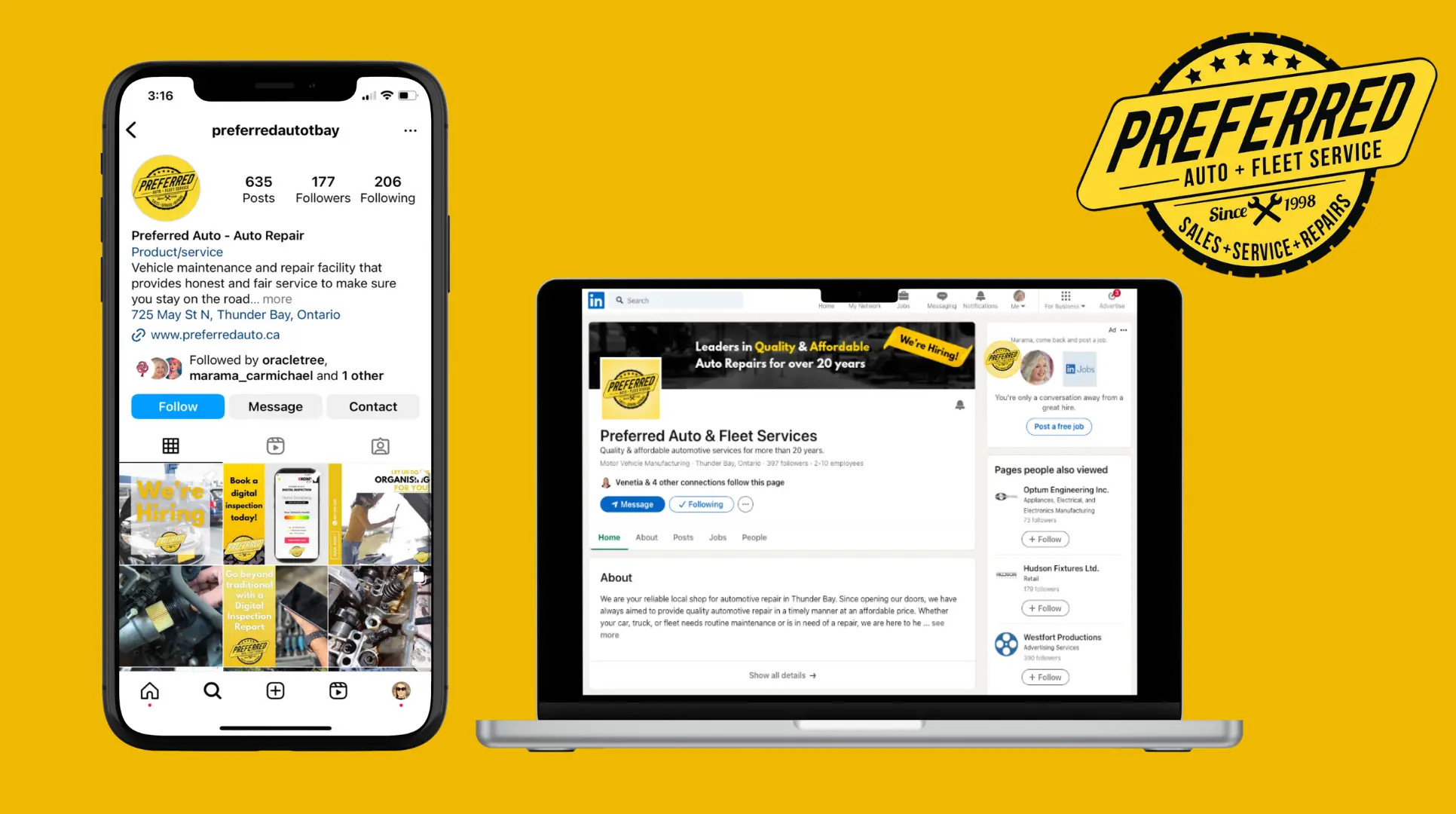 Preferred Auto Social Assets